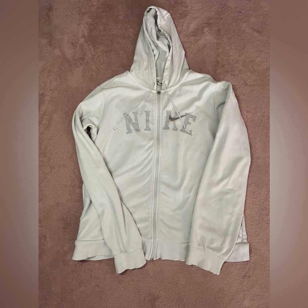vintage XL women’s Nike white zip up